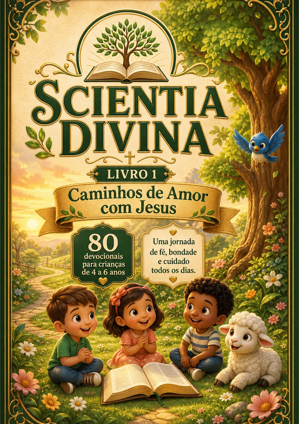 Capa completa de Caminhos de Amor com Jesus